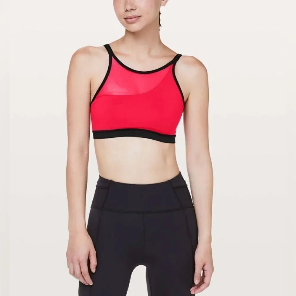 Lululemon Forget The Rest Bra
Flamenco Red / Black Size 4 - Picture 3 of 13